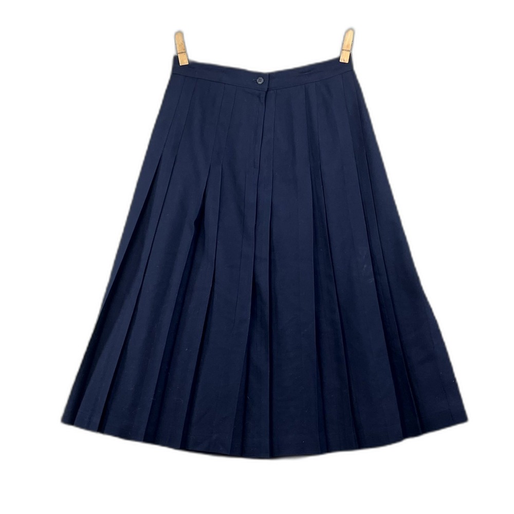 The Villager A-Line Skirt Womens 14 Wool Pleated Academia Gorpcore Made in USA